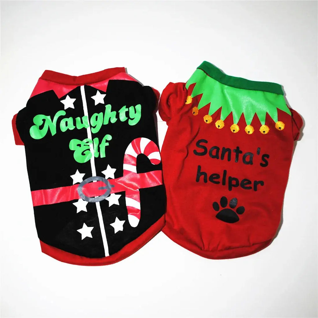 Christmas Dog Clothes New Year Pets Dogs Clothing For Small Medium Dogs Costume Chihuahua Pet Shirt Warm Dog Clothing Yorkshire Nova Trendz