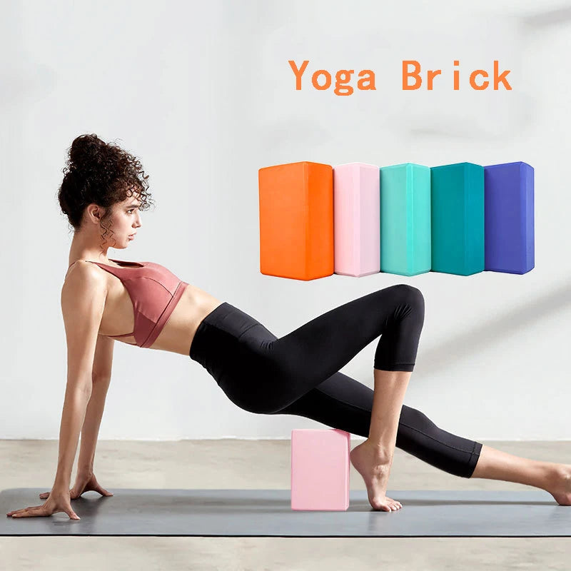 EVA Yoga Blocks Foam Training Exercise Fitness Set Body Shaping Yoga Bolster Pillow Stretching Cushion Gym Brick Exercise Tool Nova Trendz