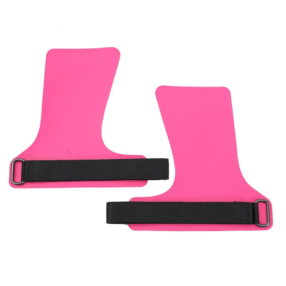 A Pair of Carbon No Finger Hole Hand Grips for Crossfit Pull Ups Cross Training Kettlebell Gymnastics Workout Palm Protector Nova Trendz