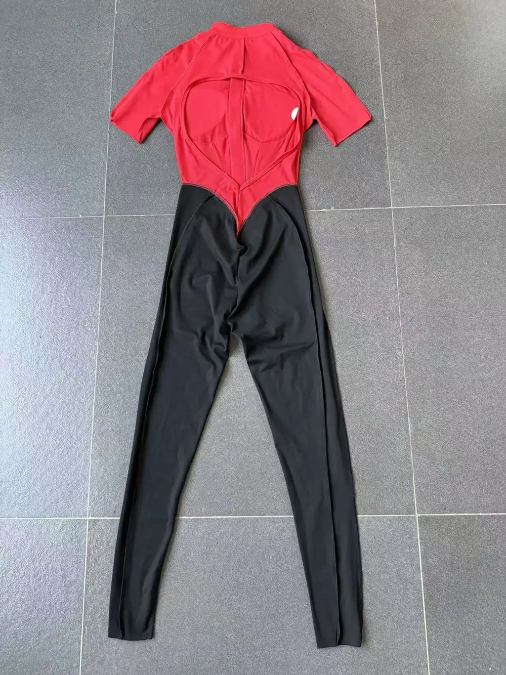 Yoga Bodysuit Short Sleeves Women's Tracksuits Gym Zipper Jumpsuits Sports Workout High-intensity Fitness One-piece Tights Suit - Nova Trendz