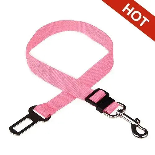Dog Harness Lead Clip Safety Lever Traction Dog Collars Dogs Accessoires Adjustable Pet Cat Dog Car Seat Belt Pet Seat Vehicle Nova Trendz