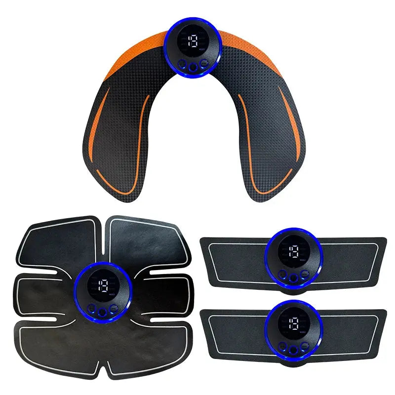 Electrical Muscel Stimulator Massager Abdomen Buttocks Arm Leg Neck Hips Trainer Muscle Toner Fitness Training Workout Equipment Nova Trendz