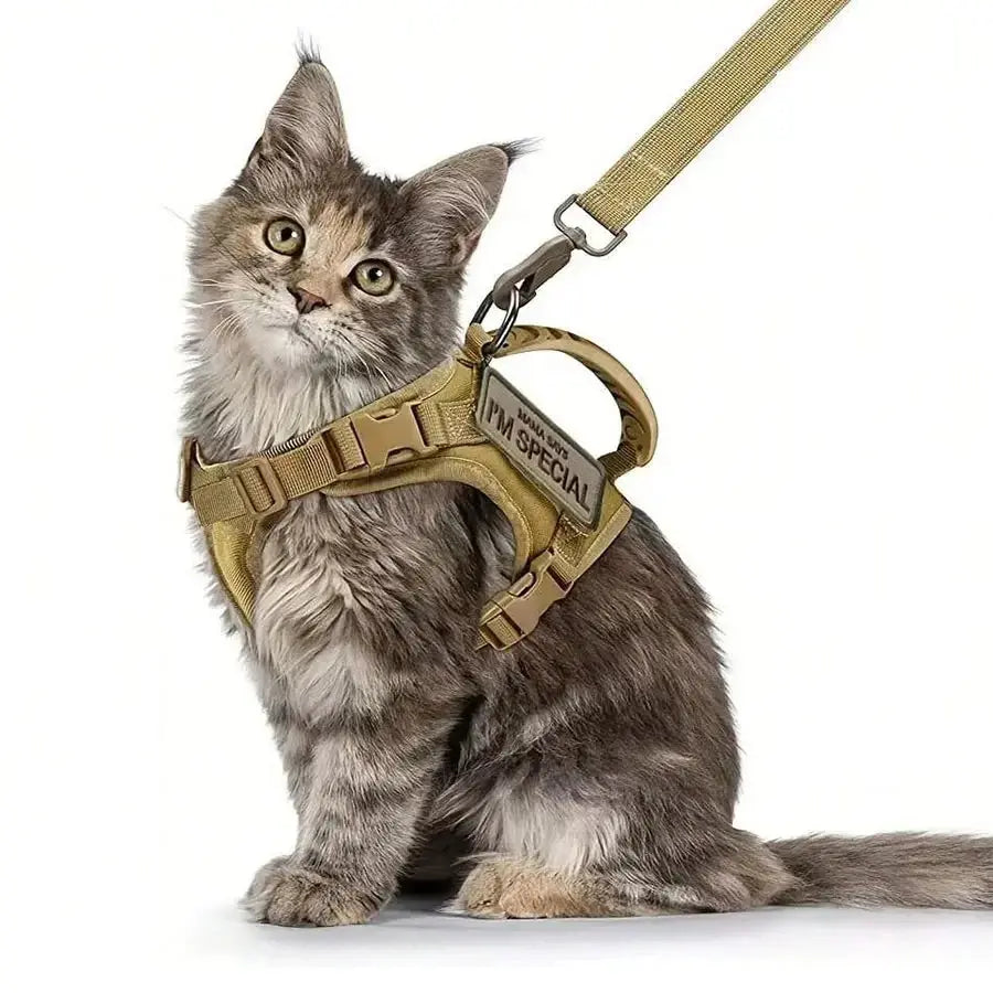 Outdoor Cat Vest Waterproof Cat Clothes Cat Chest Strap Special Vest for Walking Cats Can Be Adjusted Nova Trendz