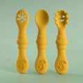 3PCS Cute Baby Learning Spoons Utensils Set Newborn Feeding Spoon Set Toddler Scoop Weaning Cutlery Children‘s Tablewar Nova Trendz