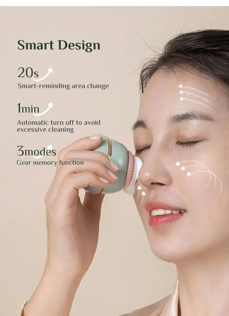 Trending Beauty Products Beauty Equipment Skin Care Deep Face Cleaning Exfoliating Sonic Facial Cleansing Brush Nova Trendz