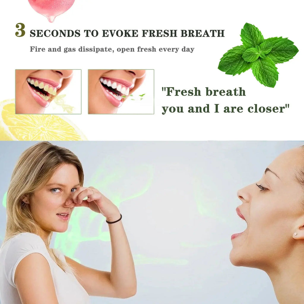 Probiotic Breath Freshener Oral Spray Natural Formula Portable Effective in Removing Bad Breath Mint Flavored Mouth Spray - Nova Trendz
