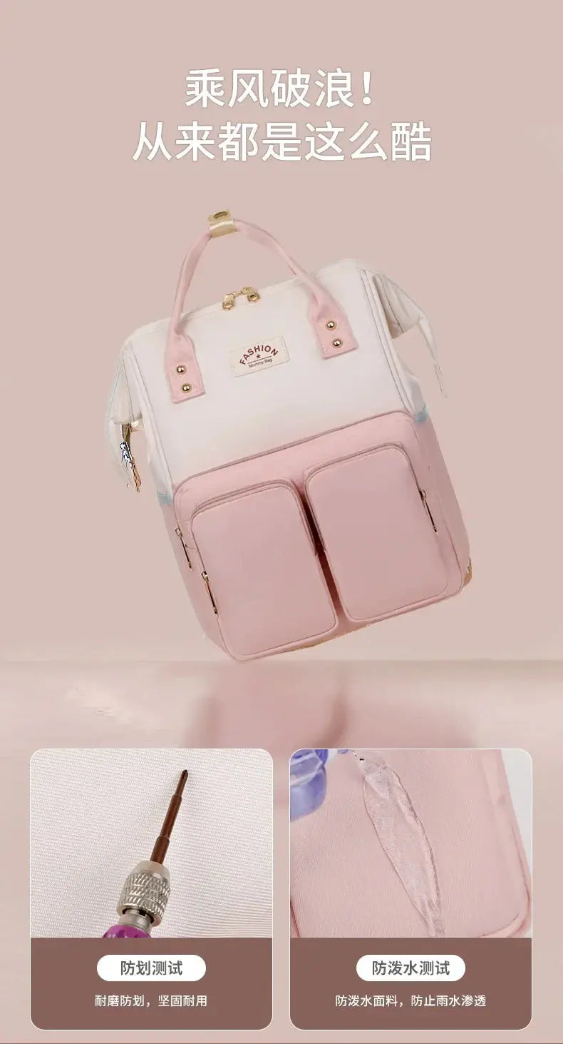 Multifunctional Large-capacity Mommy Bags for Outings Travel Backpack Waterproof Portable Mother and Baby Bag Women's Backpack Nova Trendz