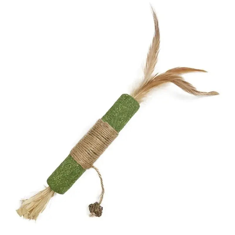 Cats Catmint Stick Cats Teether Licking Stick Cats Teaser Stick Toy Chewing Matatabi Cats Hairballs Removal Treat Stick Nova Trendz