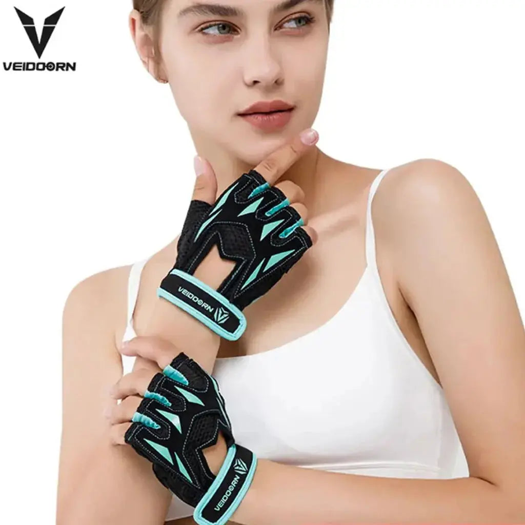Gym Gloves for Men Women Weight Lifting Half Finger Breathable Anti Slip Training Fitness Workout Gloves Nova Trendz