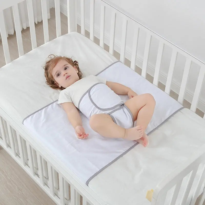 Baby Swaddles Wraps for 0-12 Months Boys Girls Newborn Rectangle Blanket Bed Protector Safe and Comfortable Bellyband Nova Trendz