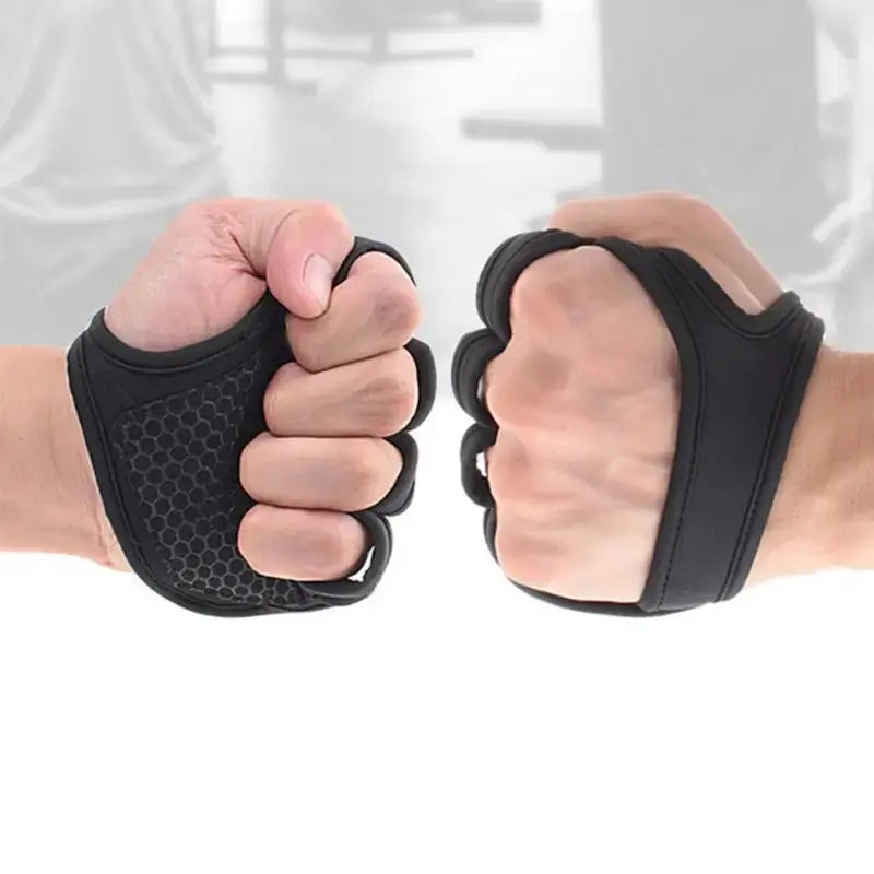 Lifting Palm Dumbbell Grips Pads Unisex Anti Skid Weight Training Gloves Gym Workout Fitness Sports For Hand Protector Nova Trendz