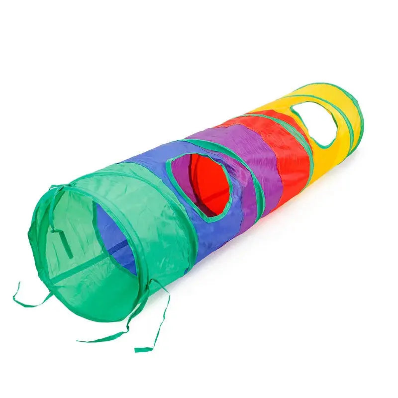 Cat Tunnel Pet Supplies Cat S T Pass Play Tunnel Foldable Cat Tunnel Cat Toy Breathable Drill Barrel for Indoor loud paper - Nova Trendz