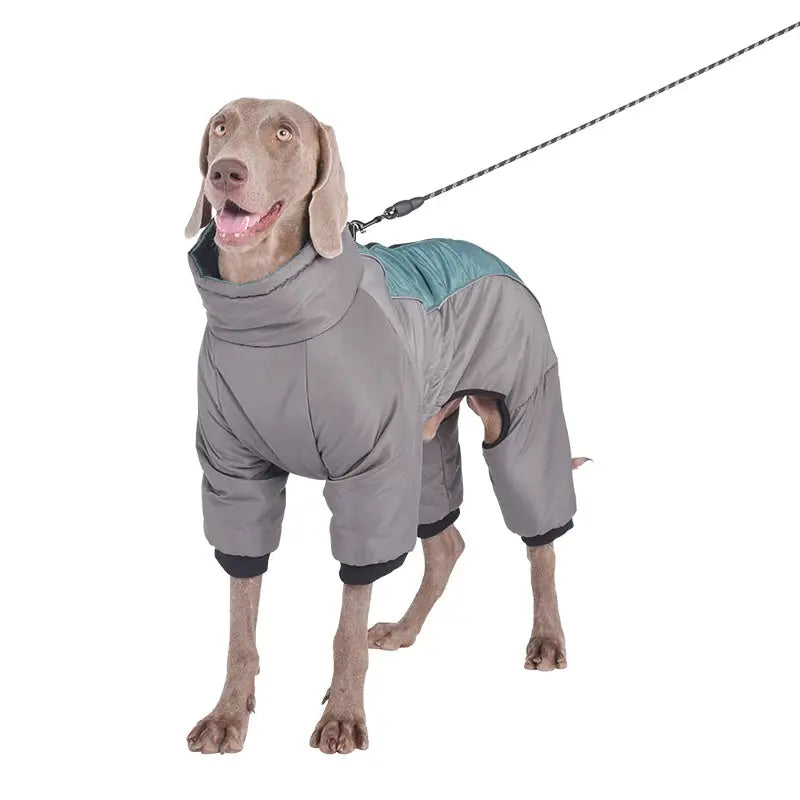 Waterproof Pet Dog Winter Jumpsuit Warm Medium Large Dogs Winter Jacket Clothes Labrador Bulldog Golden Retriever Costumes - Nova Trendz