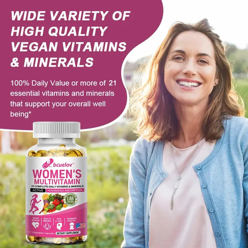 Multivitamin - Improves Nutrient Absorption, Heart Health, Natural Energy Support, Whole Food Supplement, Non-GMO, Gluten Free Nova Trendz