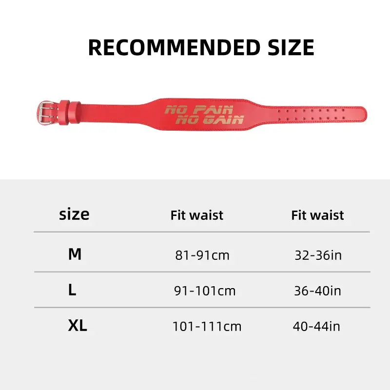 Weight Lifting Belt 1PC Gym Weight Belt for Powerlifting Squat Bodybuilding Workout Fitness WeightLifting Support for Men Women Nova Trendz