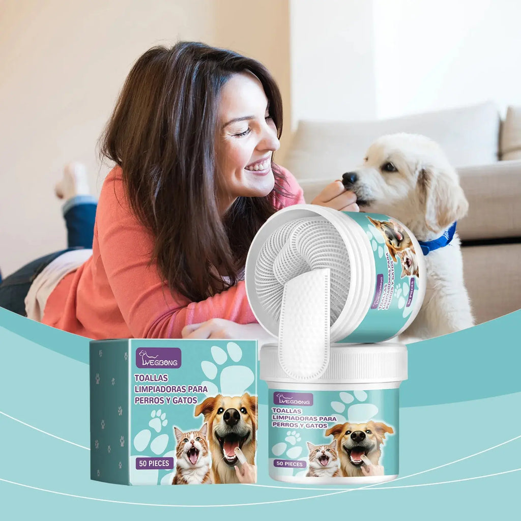 Disposable Pet Teeth Finger Cots Super Soft Tartar Removal Puppy Cat Dog Oral Care Toothbrush Cochlear Cleaning Finger Cover - Nova Trendz
