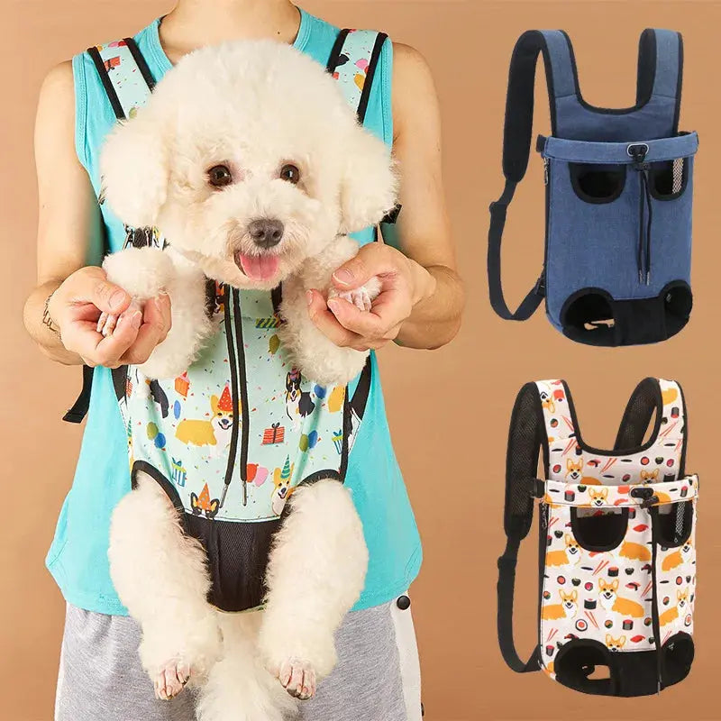 Adjustable Cat Carrier Bag Pet Double Shoulder Backpack Portable Bag Outdoor Travel Camping Hiking Cat Bag Dog Bag - Nova Trendz