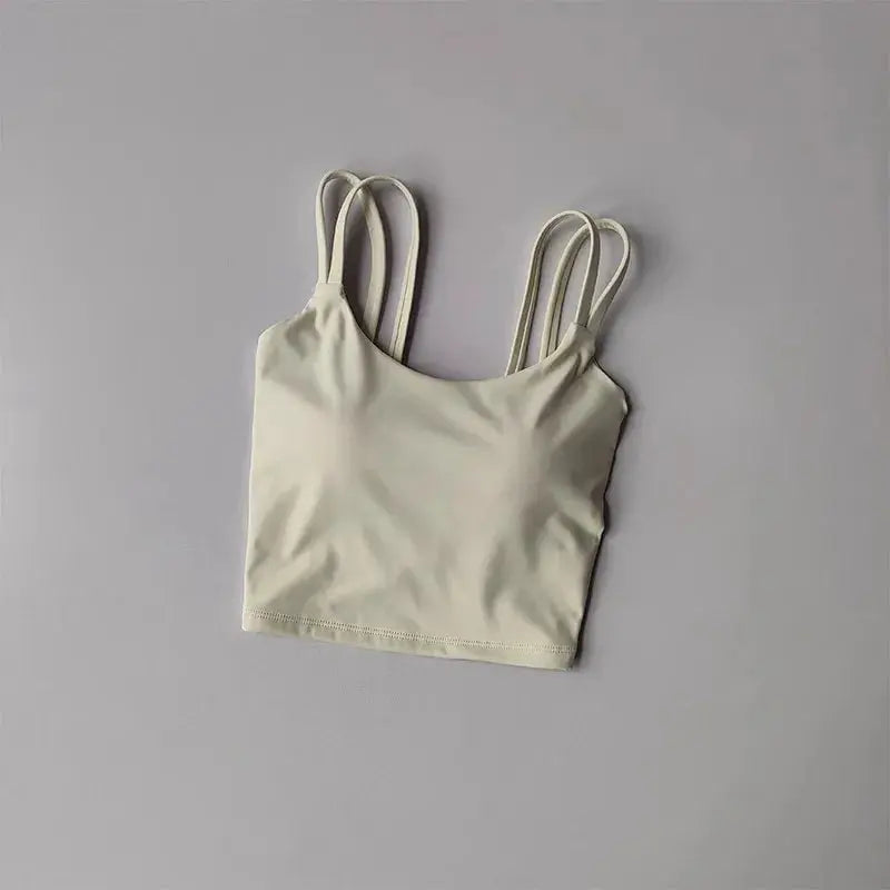 Women's Sports Bras Fitness Top, Sexy Lingerie, Push Up Fixed Pad, Yoga Bra, Back knotted Underwear, Running Vest, Gym Tops - Nova Trendz