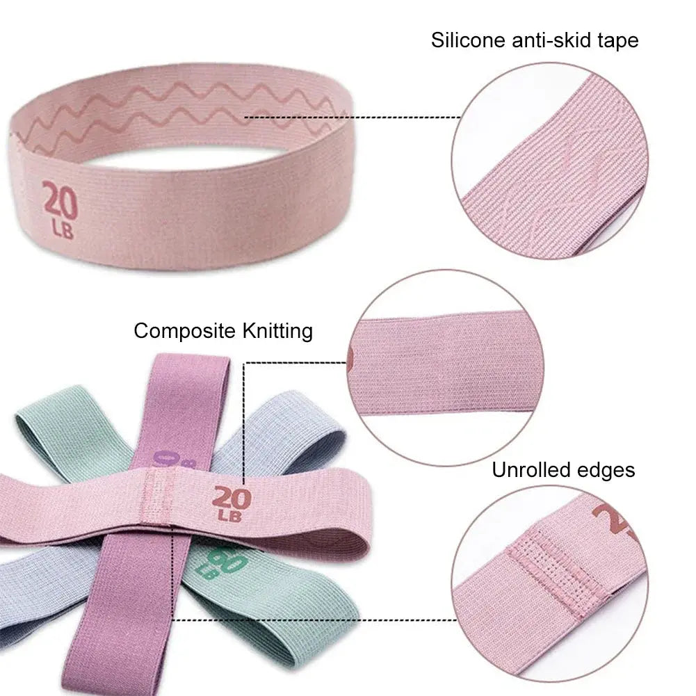 Resistance Bands for Legs and Butt Hip Glute Thigh Booty Bands Elastic Workout Bands Fitness Strips Loops Yoga Gym Equipment Nova Trendz