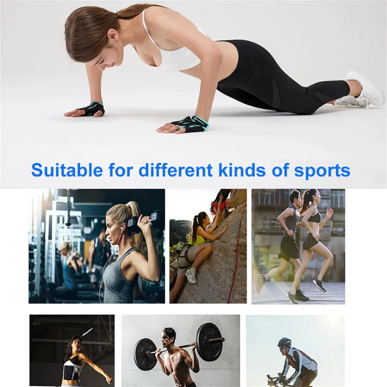 Gym Gloves for Men Women Weight Lifting Half Finger Breathable Anti Slip Training Fitness Workout Gloves Nova Trendz