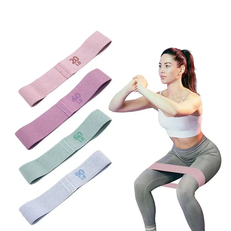 2025 Fabric Elastic Bands Fitness Resistance Bands Yoga Pilates Hip Circle Expander Bands Gym Training Home Workout Equipment Nova Trendz