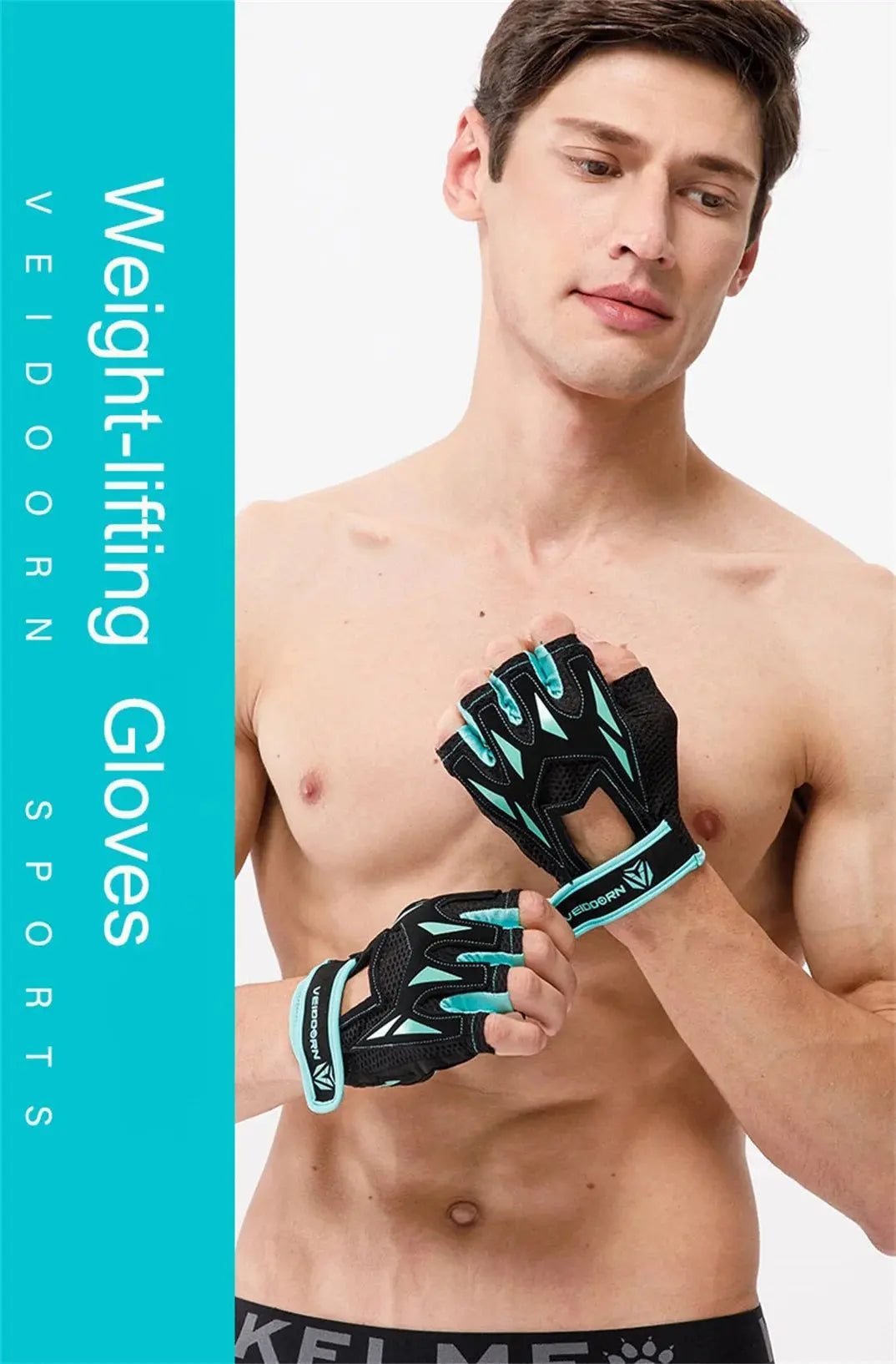 Gym Gloves for Men Women Weight Lifting Half Finger Breathable Anti Slip Training Fitness Workout Gloves Nova Trendz