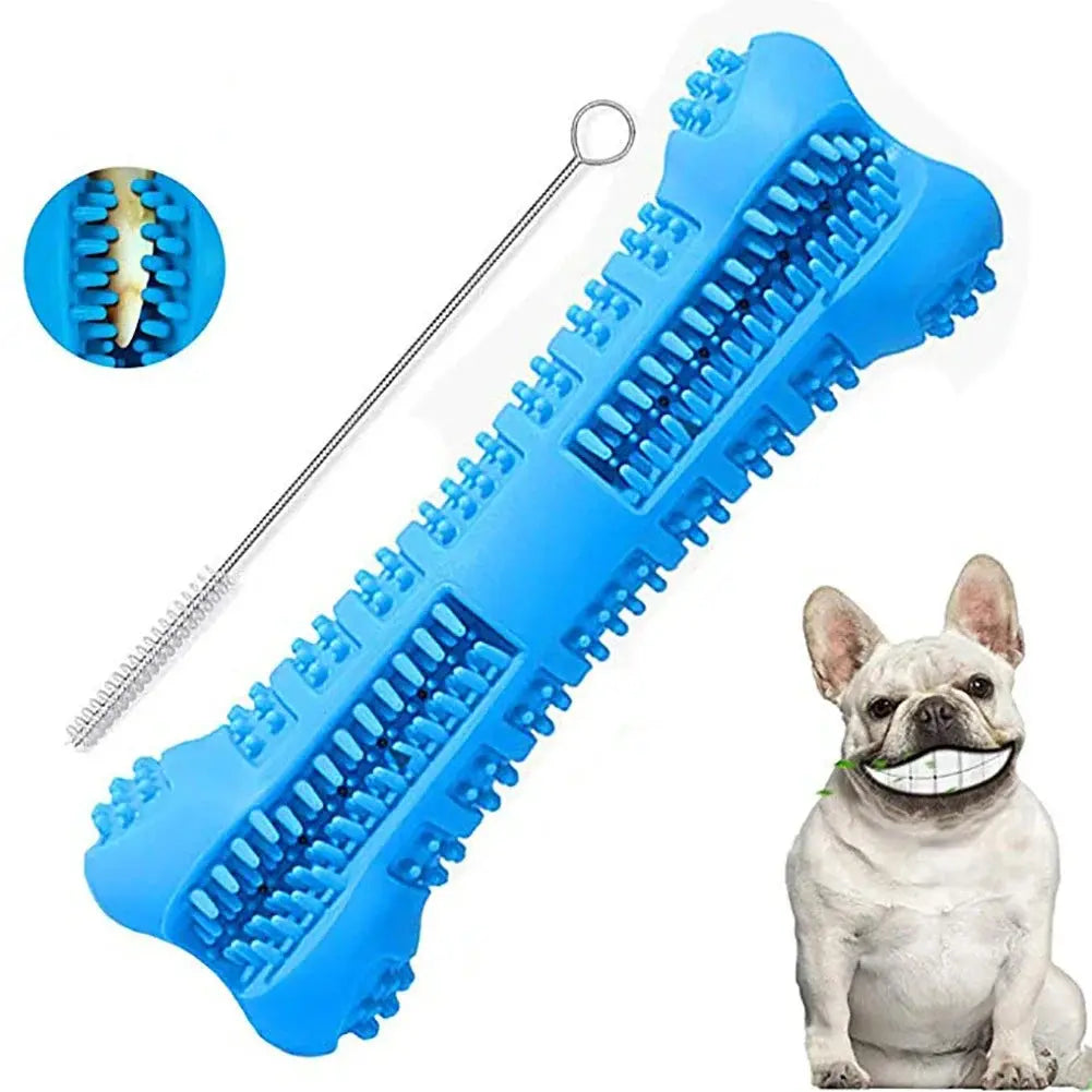 Soft Rubber Dog Toothbrushes Puppy Toys Dog Brush Stick 360 Degree Teeth Cleaning Toothpaste for Small Dogs Pet Toothbrush - Nova Trendz