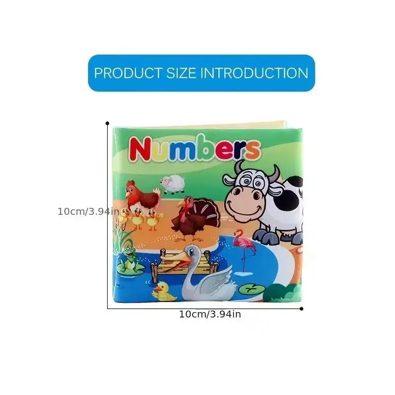 Baby Cloth Books Enlightenment Early Educational Toys Kids Fruits Animal Numbers Food Cognitive Book for Toddlers 12-72 Month Nova Trendz