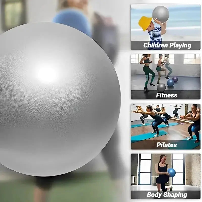 25CM New Yoga Pilates Ball Exercise Gymnastic Fitness Balance Gym Core Indoor Training Mini Balls Small Therapy Improves Nova Trendz