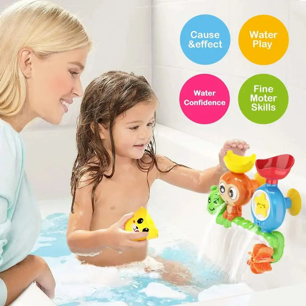 Bath Toys for Toddlers Age 1 2 3 Year Old Girl Boy Preschool New Born Baby Bathtub Water Toy Durable Interactive Infant Toy Nova Trendz