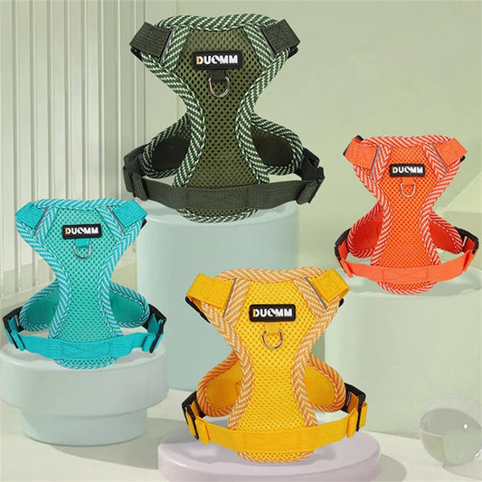 New Dog Leash Vest Type Pet Chest Strap Reflective and Breathable Walking Cat Rope Dog Rope