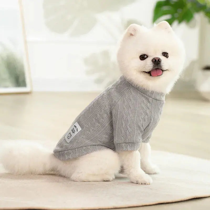 Warm Knitted Dog Sweater Soft Fashion Pet Clothes for Samll Medium Dogs Cats French Bulldog Chihuahua Yorkies Pug Costume Nova Trendz