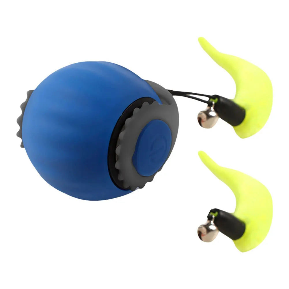Interactive Cat Toy Ball Automatic Rolling Ball USB Rechargeable Self Rotating Ball Funny Cat Toys for Indoor Cat Kitten