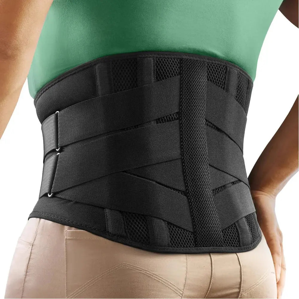 1Pcs  Breathable Back Support Belt with 5 Stays for Lower Back Pain Relief Anti-Skid Lumbar Braces for Men/Women for Work - Nova Trendz