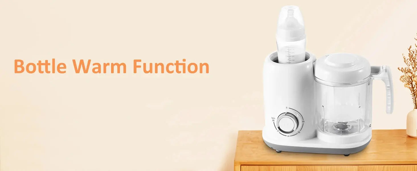 Baby Food Maker, 4 in 1 Baby Food Processor and Steamer, Puree Blender, Multifunctional Baby Puree Maker, Dishwasher Safe White Nova Trendz