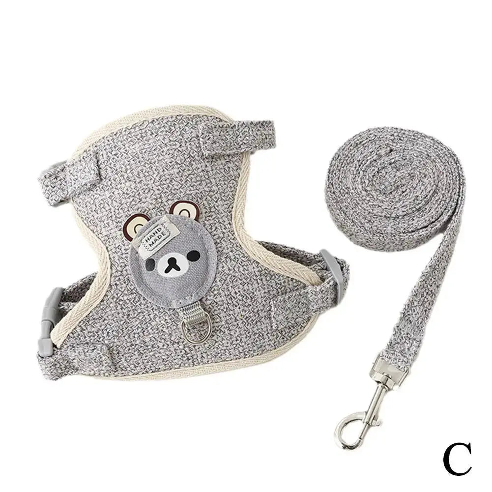 Undershirt Style Pet Leash Adjustable Cat Dog Harness Breathable Leash  Convenient Pet Vest For Small Dog Cat Supplies - Nova Trendz