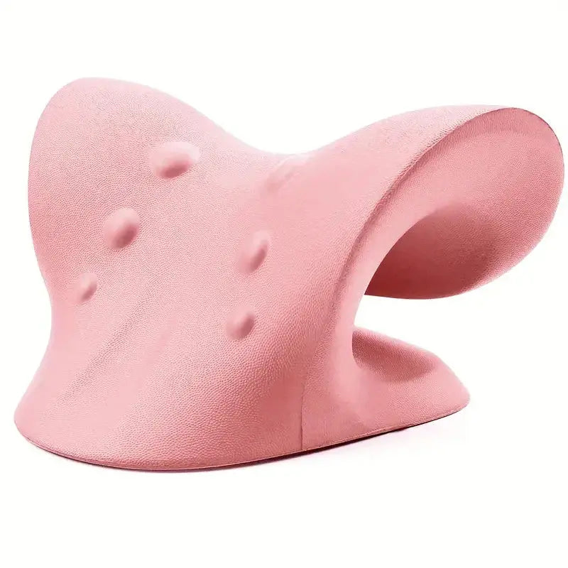 C-Type Neck Shoulder Relaxer Cervical Spine Stretch Muscle Relaxation Traction Device Massage Pillow Correction Chiropractic Nova Trendz