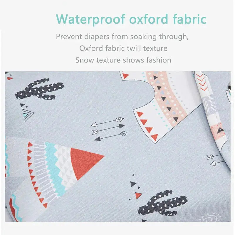 Baby Diaper Bag Waterproof Wet Dry Pack Mummy Storage Pouch Nappy Organizer Insert Tote Purse Travel Stroller Carry Bag Nova Trendz