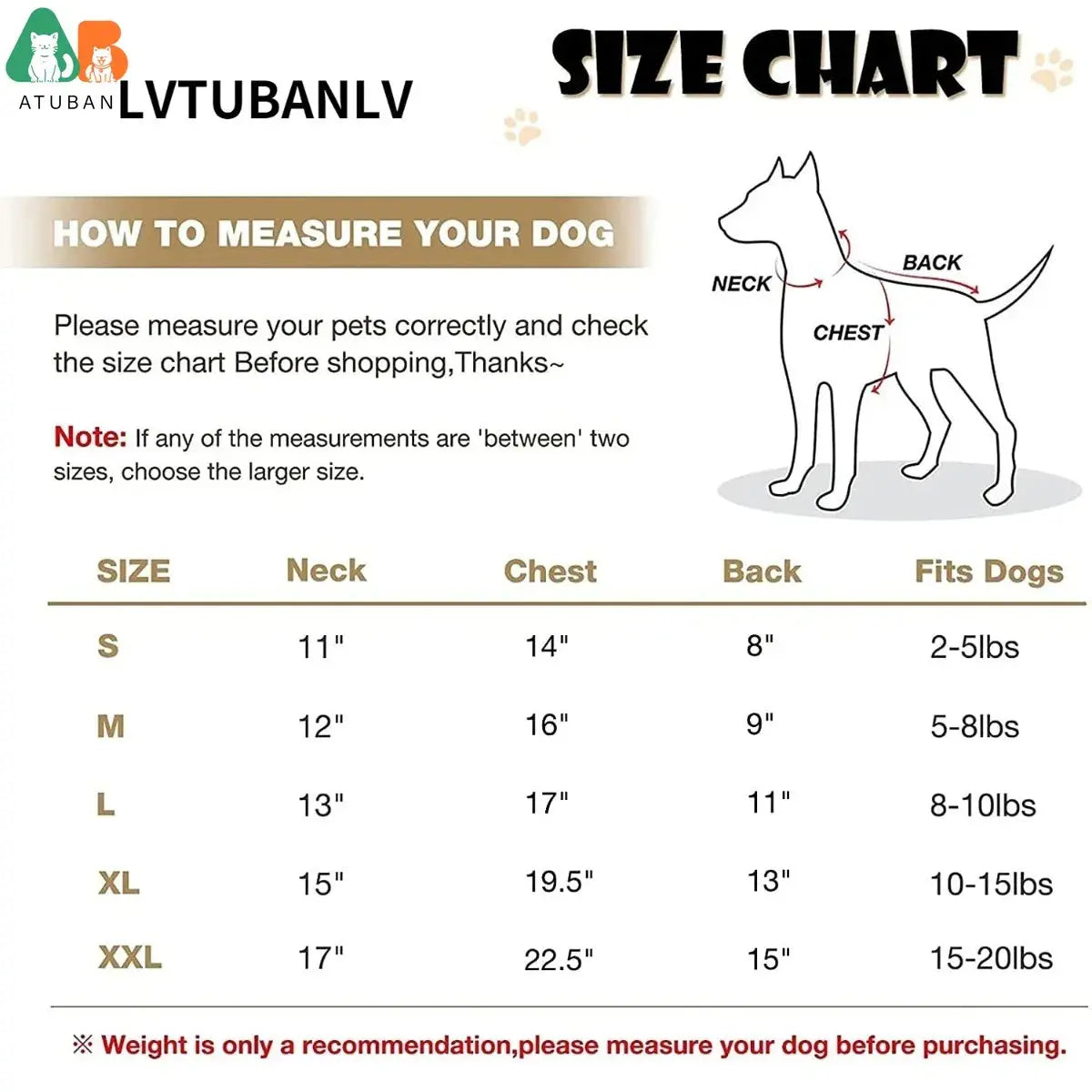 ATUBAN Leather Dog Coats Waterproof Dog Winter Coat Puppy Jackets for Small to Medium Dogs clothes for pets dog clothes winter - Nova Trendz
