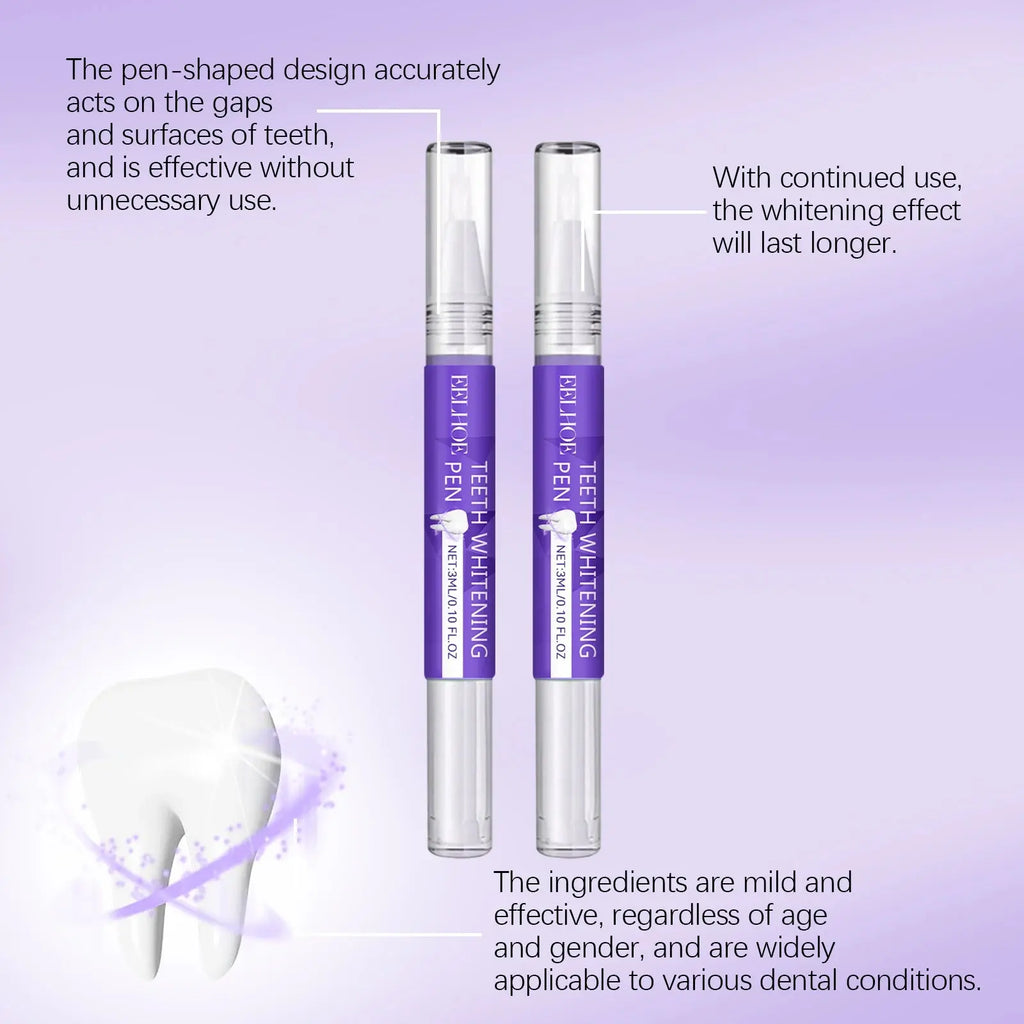 6ml Teeth Whitening Pen Teeth Gel Whitener Bleach Remove Stains Oral Hygiene Instant Smile Teeth Whitening Cleansing Serum - Nova Trendz