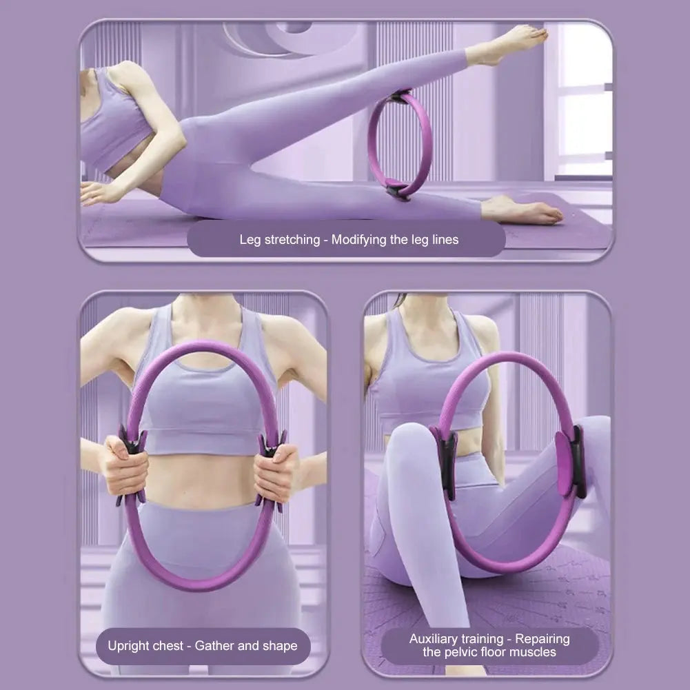 11PCS Pilates Loop Yoga Set 8 Resistance Band/Yoga Band Home Workout Pilates Ring Set Multifunctional Workout Set Yoga Equipment Nova Trendz