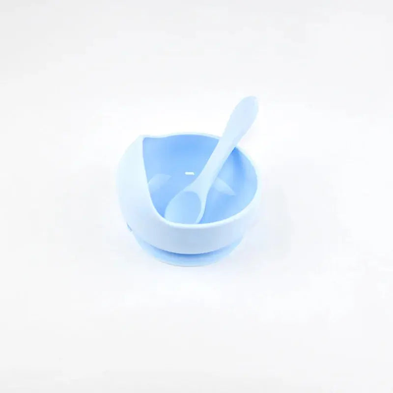 Silicone Baby Bowl Self feeding Training Snail Bowl Infant Anti Drop Sucker Set With Spoon Set Children's Feeding Tableware Nova Trendz