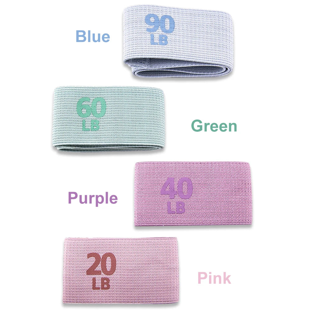 Resistance Bands for Legs and Butt Hip Glute Thigh Booty Bands Elastic Workout Bands Fitness Strips Loops Yoga Gym Equipment