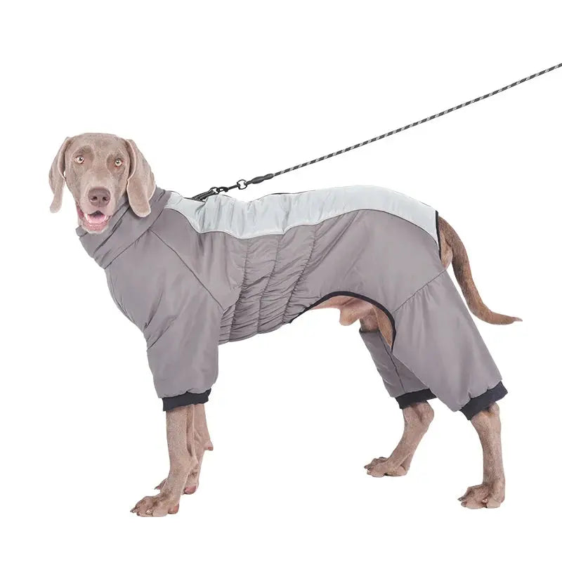 Waterproof Pet Dog Winter Jumpsuit Warm Medium Large Dogs Winter Jacket Clothes Labrador Bulldog Golden Retriever Costumes - Nova Trendz