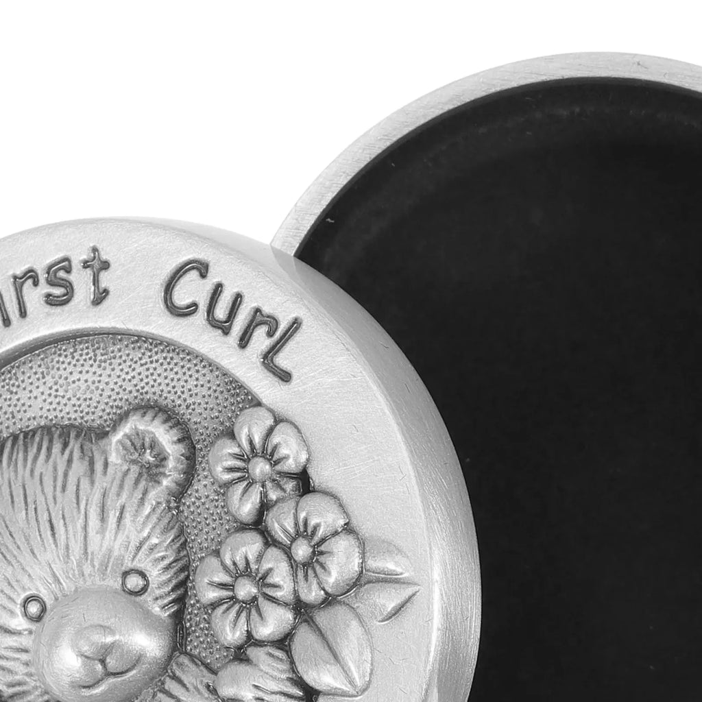 Lanugo Collection Box Baby Keepsake Case Container Souvenir Stainless Steel Men and Women Nova Trendz