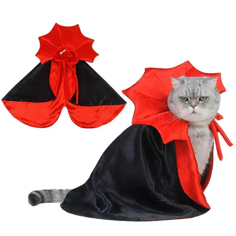 New Funny Pet Dog Halloween Costume Dog Cat Costumes for Small Dogs Cosplay Vampire Cloak  Dog Cat Clothes Cloak Pet Supplies - Nova Trendz