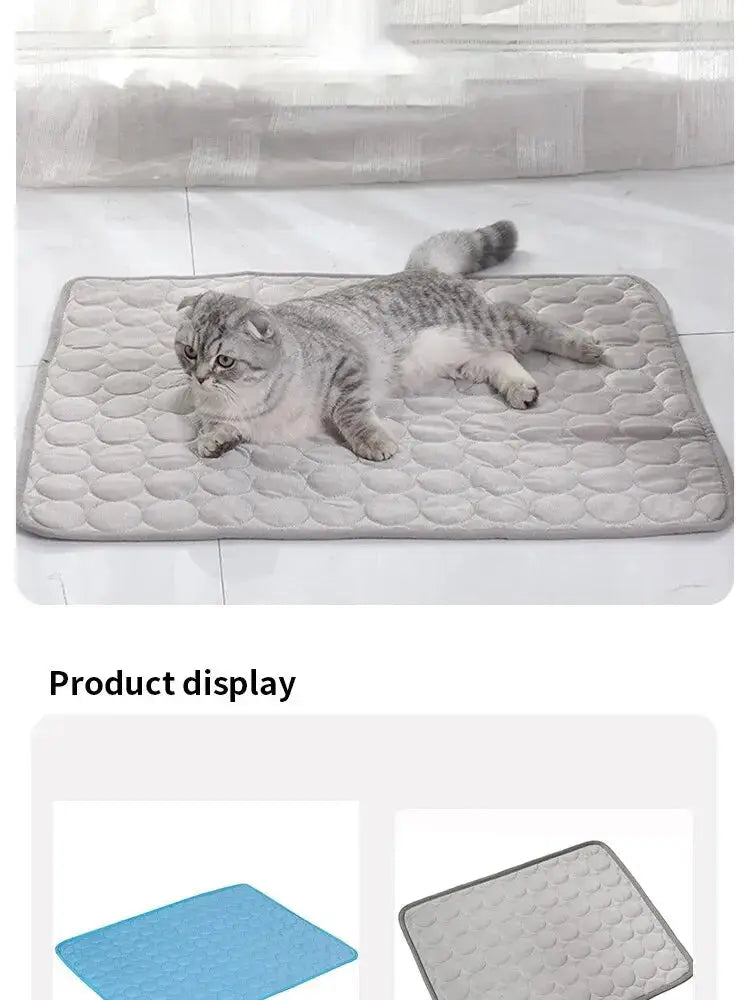 Pet Ice Mats Summer Cat Dog Sofa Nest Bed Cooling Sleeping Pad for Small Dogs Pets Durable Sofa Cooling Pad Blanket Nova Trendz
