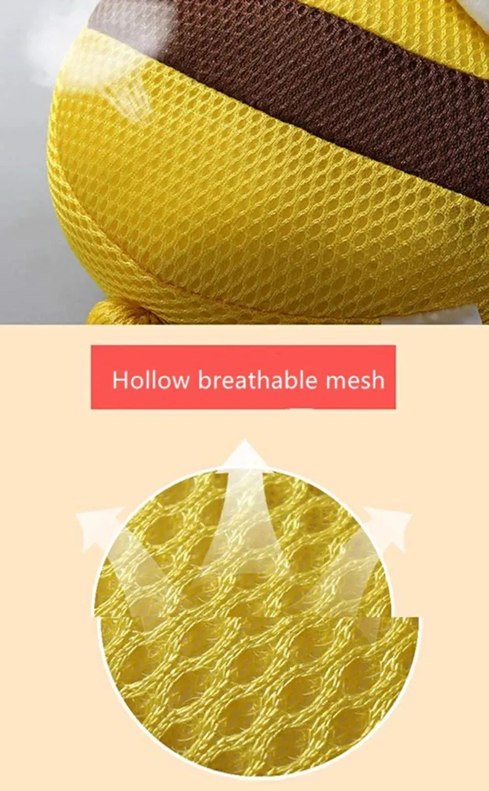 Toddler Baby Head Protector Cushion Backpack Wear Protection Adjustable Infant  Safety Back for Baby Walkers Protective Head Nova Trendz