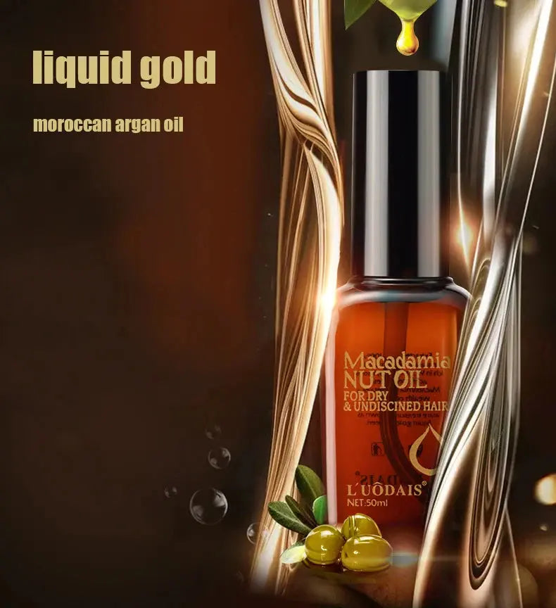 Hair & Scalp Care Essential Oil Treatment for Moisturizing Soft Hair Pure Argan Oil Dry Hair Repair Multi-functional Nova Trendz