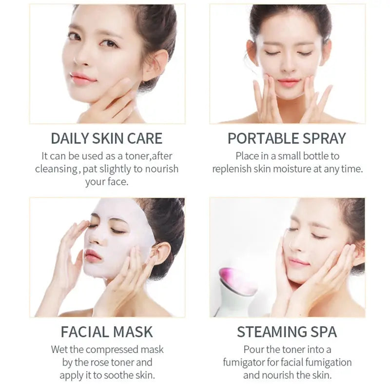 Face Care Rose Water Nourishing Skin Improve Dullness Anti Aging Facial Toner Damask Korean Skincare Products 100ml Nova Trendz